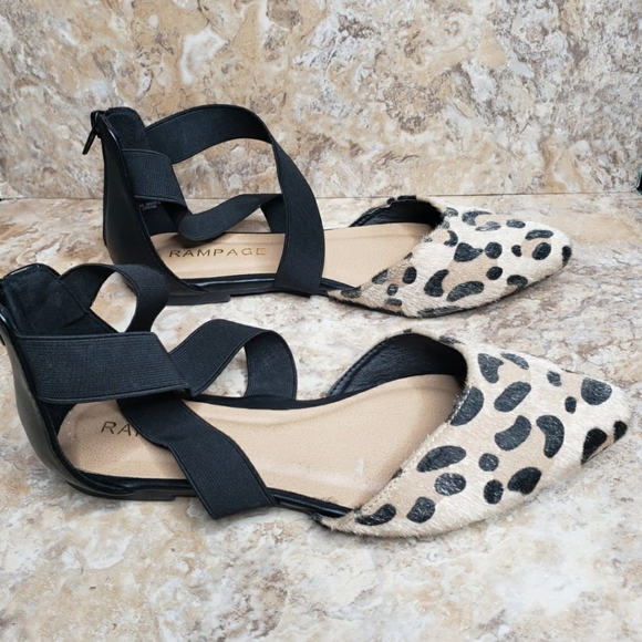 Rampage Shoes - Rampage Pointed Leopard Flat Size 7. Condition is